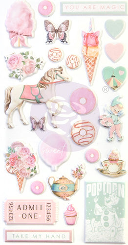 Dulce By Frank Garcia Puffy Stickers 26/Pkg