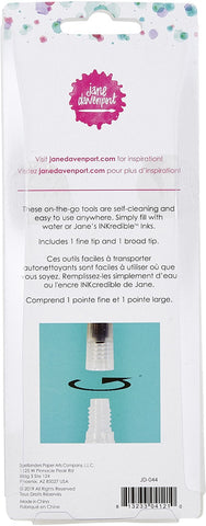Jane Davenport Aqua Brushes 2/Pkg