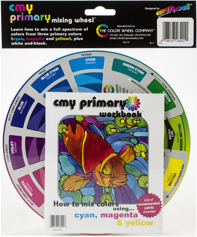 CMY Primary Mixing Wheel W/Workbook