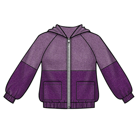 Simplicity Children's and Girls' Knit Hooded Jacket