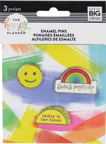 Happy Planner Enamel Pins 3/Pkg
