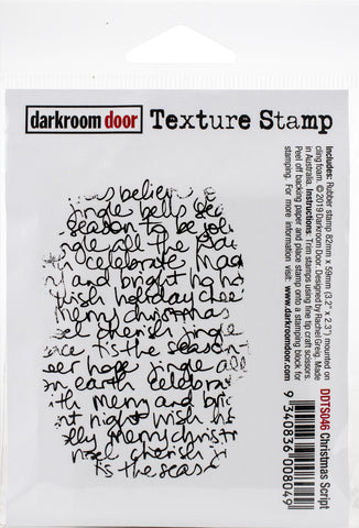 Darkroom Door Texture Stamp 2.3"X2.5"