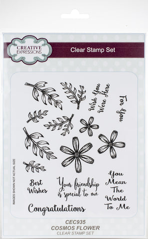 Creative Expressions A5 Clear Stamp Set