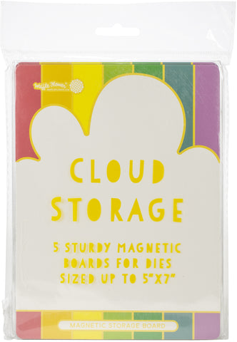 Waffle Flower Cloud Storage Magnet Boards 5/Pkg
