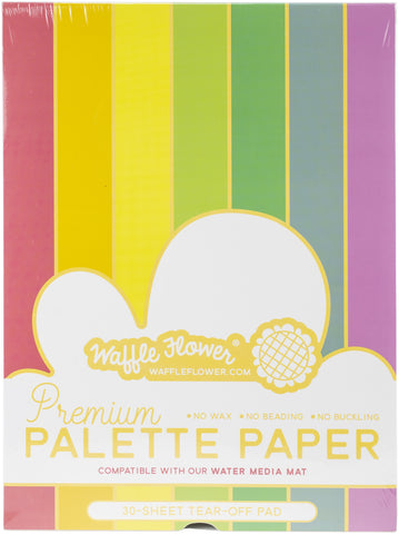 Waffle Flower Premium Palette Paper Pad 9"X12" 30/Pkg