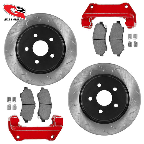 G2 Axle and Gear G2 Core Bbk - Front Oversized Rotors, Caliper Brackets, And Performance Brake Pads 79-2050-1 G2 Axle and Gear