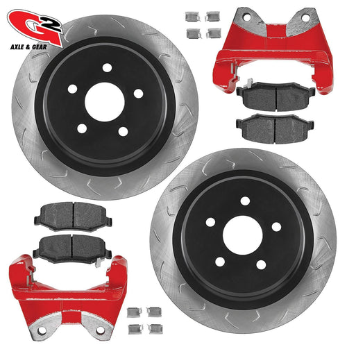 G2 Axle and Gear G2 Core Bbk - Rear Oversized Rotors, Caliper Brackets, And Performance Brake Pads 79-2052-1 G2 Axle and Gear