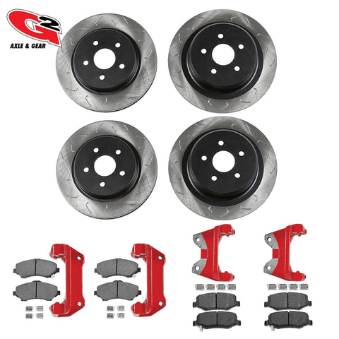 G2 Axle and Gear G2 Core Bbk - Front And Rear Oversized Rotors, Caliper Brackets, And Performance Brake Pads 79-JKKIT G2 Axle and Gear