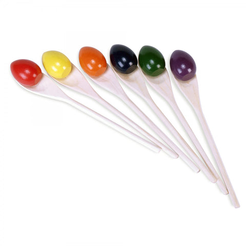Rainbow Egg & Spoon Set