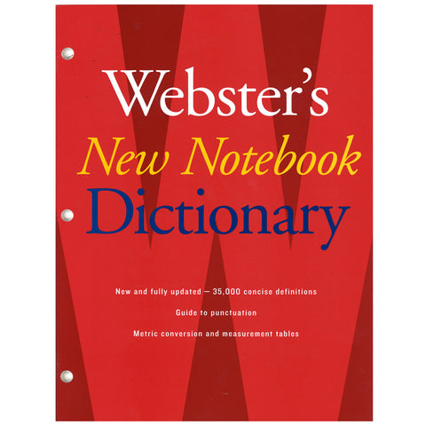 Webster'S New Notebook Dictionary