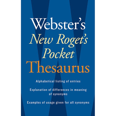 Webster'S New Roget'S Pocket Thesaurus