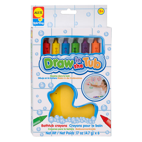 Draw In The Tub Crayons, Pack Of 6