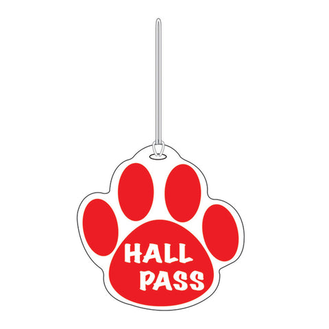 Red Paw Hall Pass