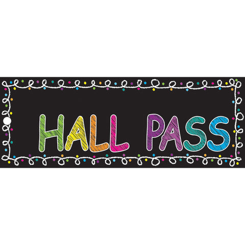 Chalk Hall Laminated 2-Sided Pass, 9 X 3.5