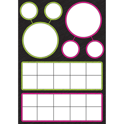 Magnetic Number Bonds And Ten Frames Chart, 12 X 17, Write On Wipe Off