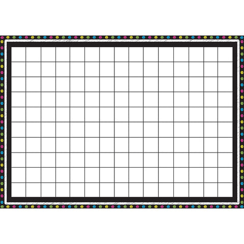 Magnetic Grid Chart, 12 X 17, Write On Wipe Off
