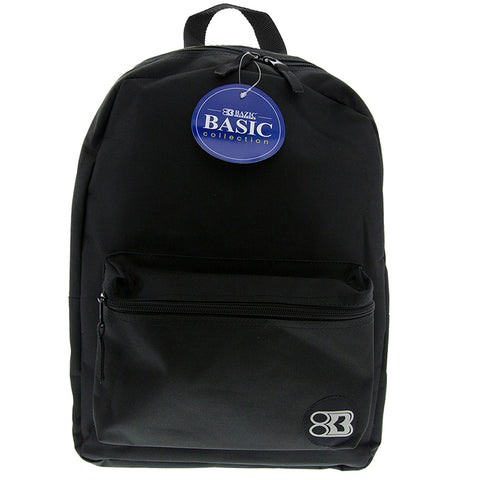 Bazic 16 Black Basic Collection Backpack