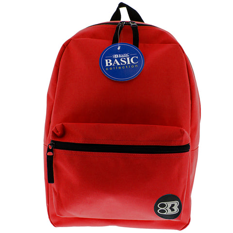 Bazic 16 Red Basic Collection Backpack