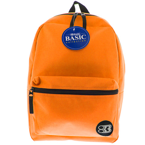 Bazic 16 Orange Basic Collection Backpack