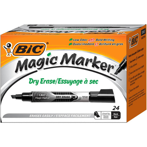 Magic Marker Dry Erase Value Pack, Black