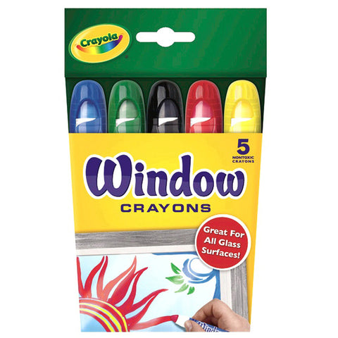 Window Crayons, 5 Count