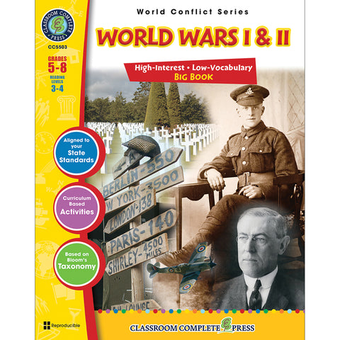 Classroom Complete Press World Wars I &amp; Ii Big Book