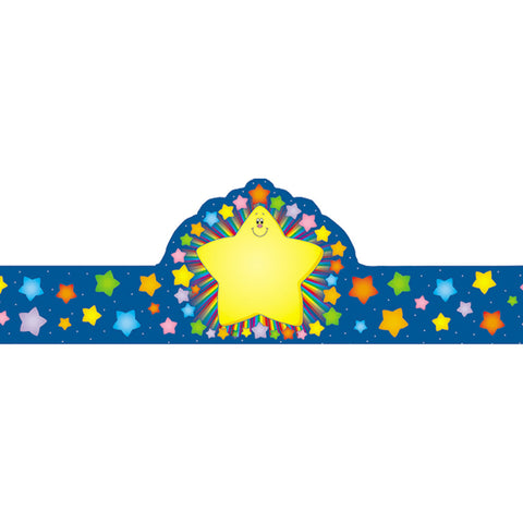 Rainbow Star Crowns, Pack Of 30