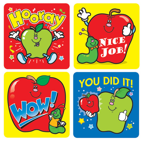 Apples Motivational Stickers, Pack Of 120