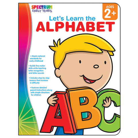 Let'S Learn The Alphabet Workbook, Grade Toddler-Pk