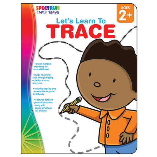 Let'S Learn To Trace Workbook, Grade Toddler-Pk