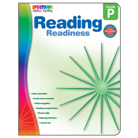 Reading Readiness Workbook, Grade Pk