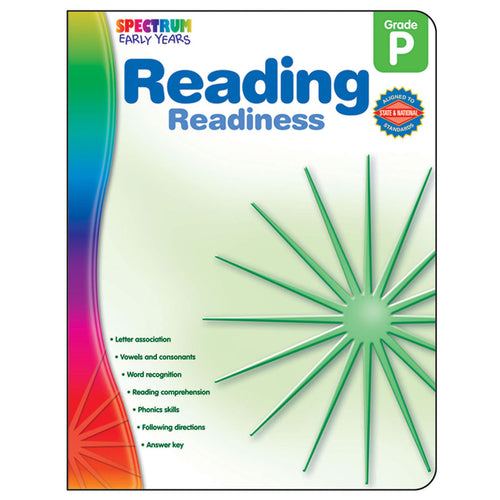 Reading Readiness Workbook, Grade Pk