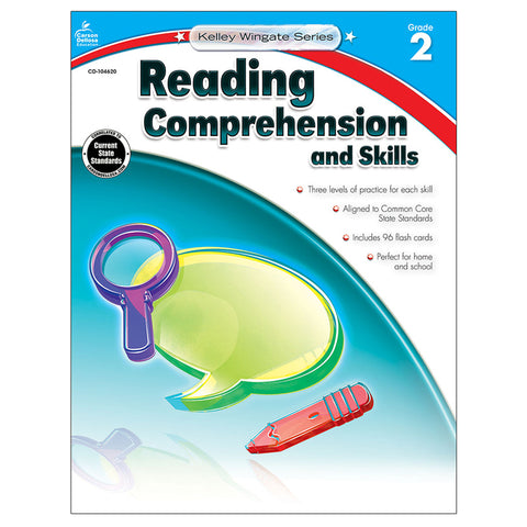 Reading Comprehension And Skills Workbook, Grade 2