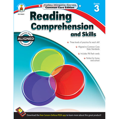 Reading Comprehension And Skills Workbook, Grade 3