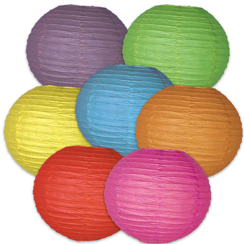 Colorful Lanterns Dimensional Accent, Set Of 7