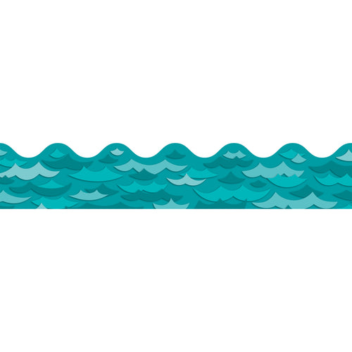 Waves Scalloped Borders, 39 Feet