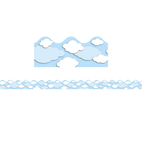 Clouds Scalloped Borders, 39'