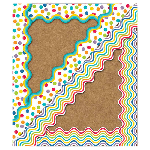 Color Me Bright Scalloped Borders, 39'