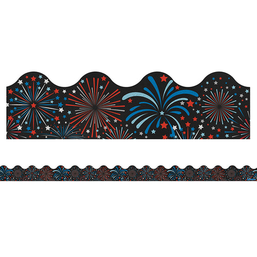 Fireworks Scalloped Borders, 39'