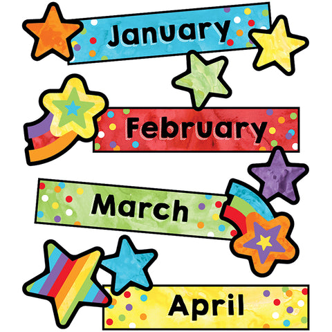 Celebrate Learning Months Of The Year Mini Bulletin Board Set