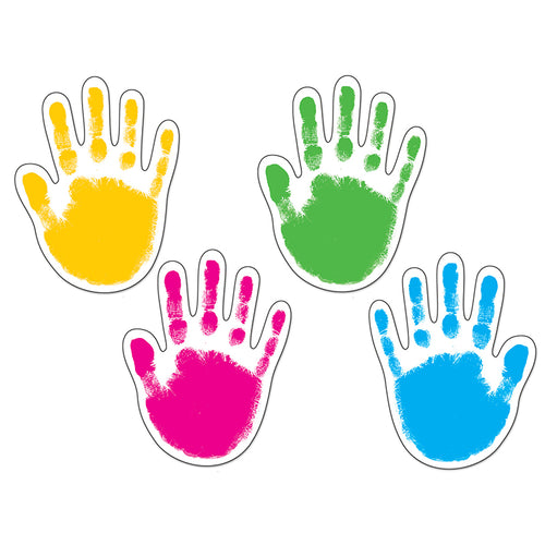 Assorted Colorful Cut-Outs, Handprints