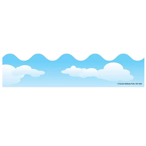 Clouds Scalloped Border