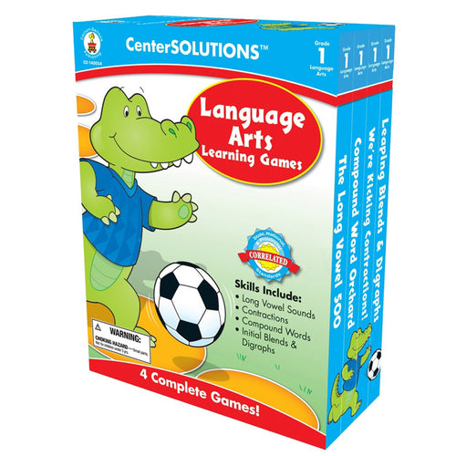 Centersolutions&bdquo;&cent; Language Arts Learning Games, Grade 1