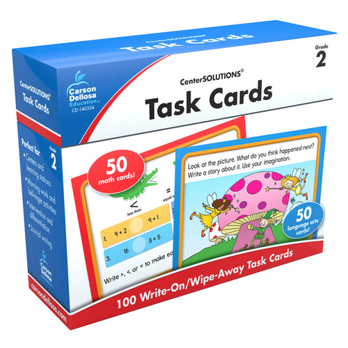 Centersolutions For The Common Core Task Cards, Grade 2, Pack Of 100