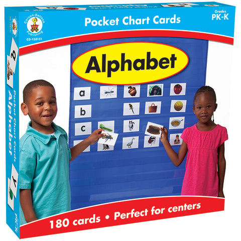 Alphabet Pocket Charts - Pocket Chart Games And Cards