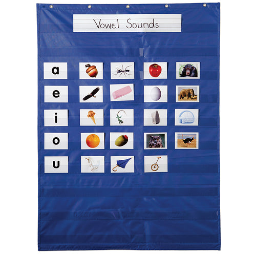 Essential Pocket Chart, Blue