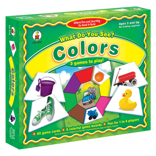 What Do You See? Colors Board Game