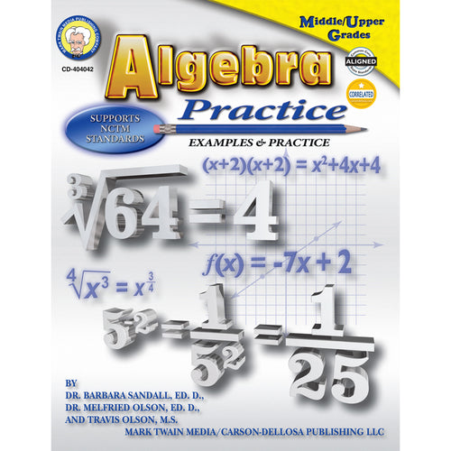 Algebra Practice Book