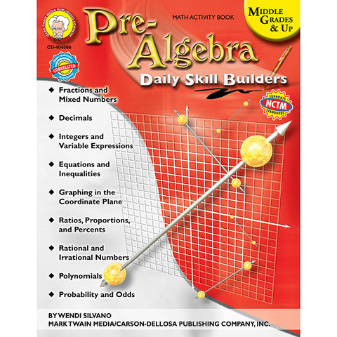 Pre-Algebra Daily Skills Builders Activity Book