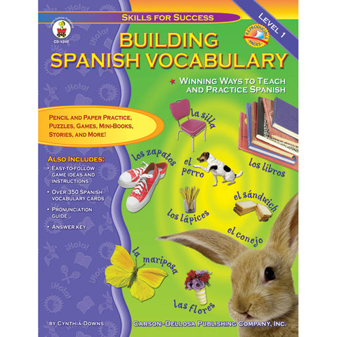 Building Spanish Vocabulary Resource Book, Grade Prek-12